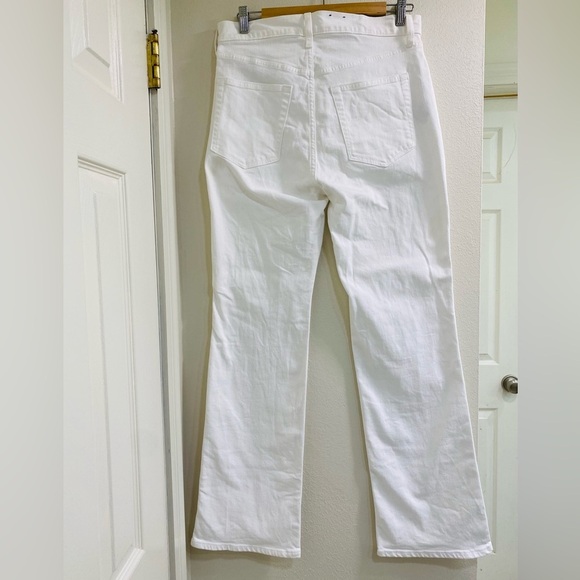 GAP Vintage Flare High Rise Jeans - White Size 10R/30 - Picture 5 of 12